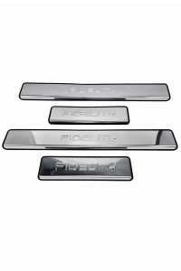 نمای کلی پارکابی استیل فیدلیتی چهار تکه با حک FIDELITY